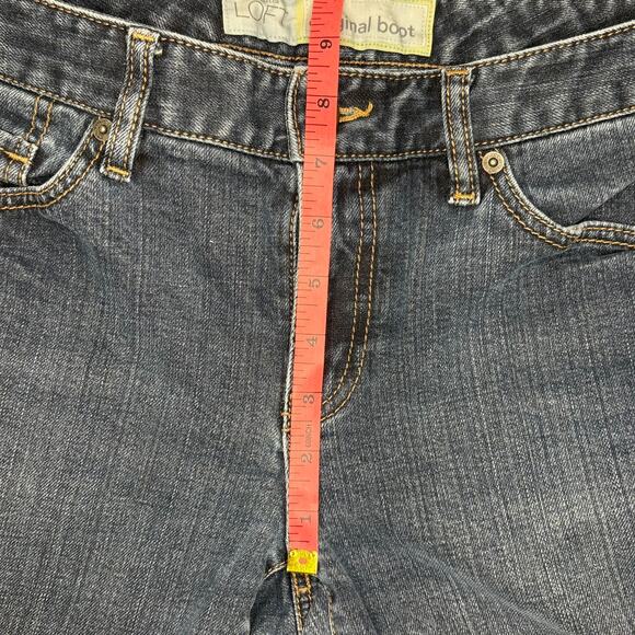 LOFT Original Boot Medium Wash Mid Rise Womens Jeans Sz 6 - Picture 5 of 9